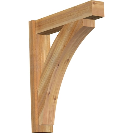 Thorton Block Rough Sawn Outlooker, Western Red Cedar, 6W X 28D X 32H